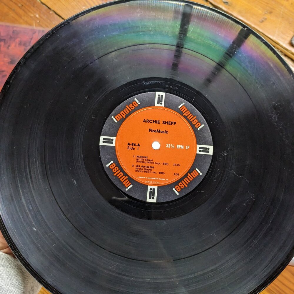 ARCHIE SHEPP - FIRE MUSIC (1965 OG MONO) & MARION BROW VG+ - Picture 9 of 16